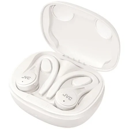 JVC Auriculares Bluetooth True Wireless HA-EC25T In-Ear Deportivos, 30h, IPX5, Micrófono, Blanco JVC Auriculares Bluetooth True Wireless HA-EC25T In-Ear Deportivos, 30h, IPX5, Micrófono, Blanco
